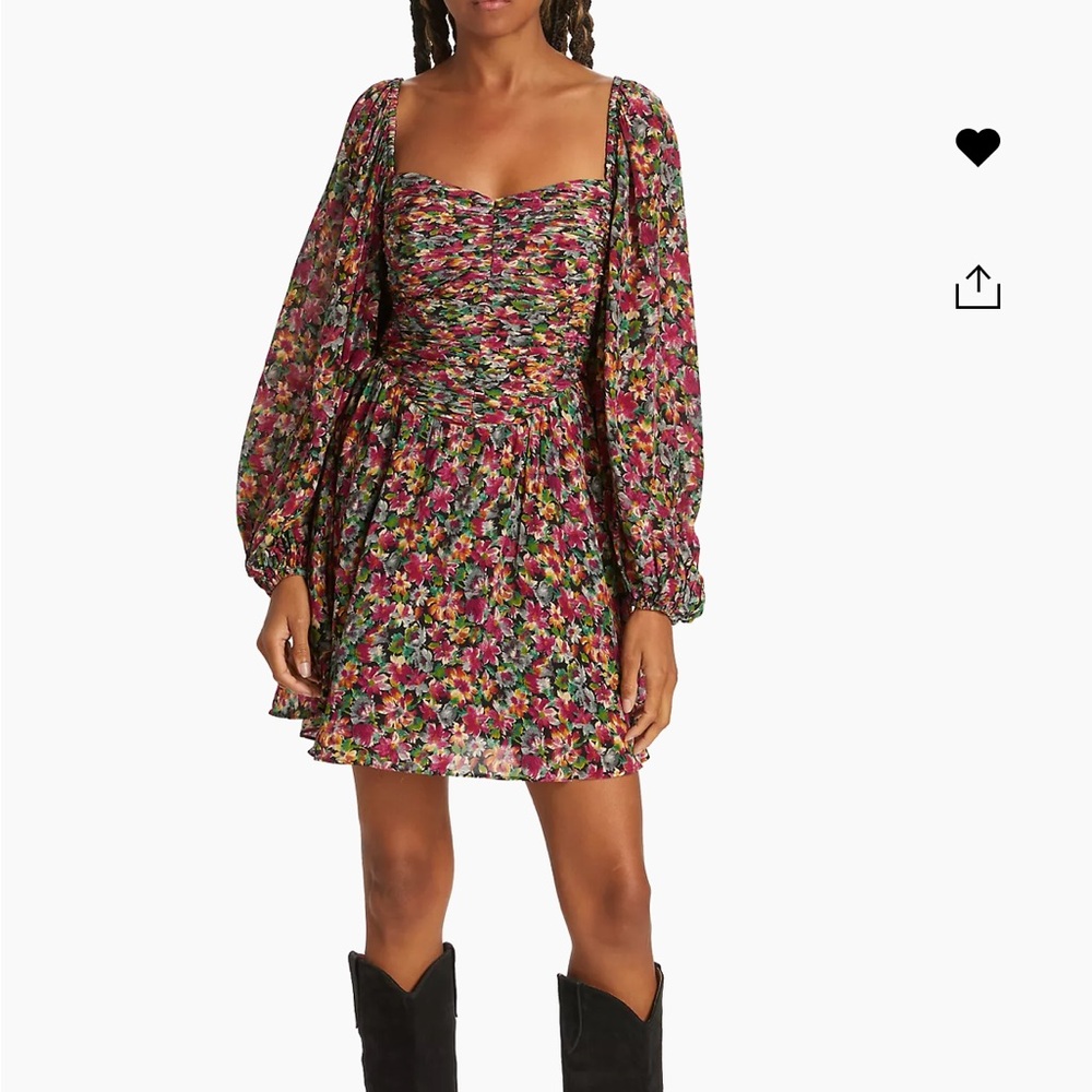 The Westside Vivian Puff Sleeve mini dress